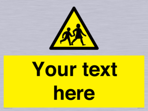 Custom Warning children Sign